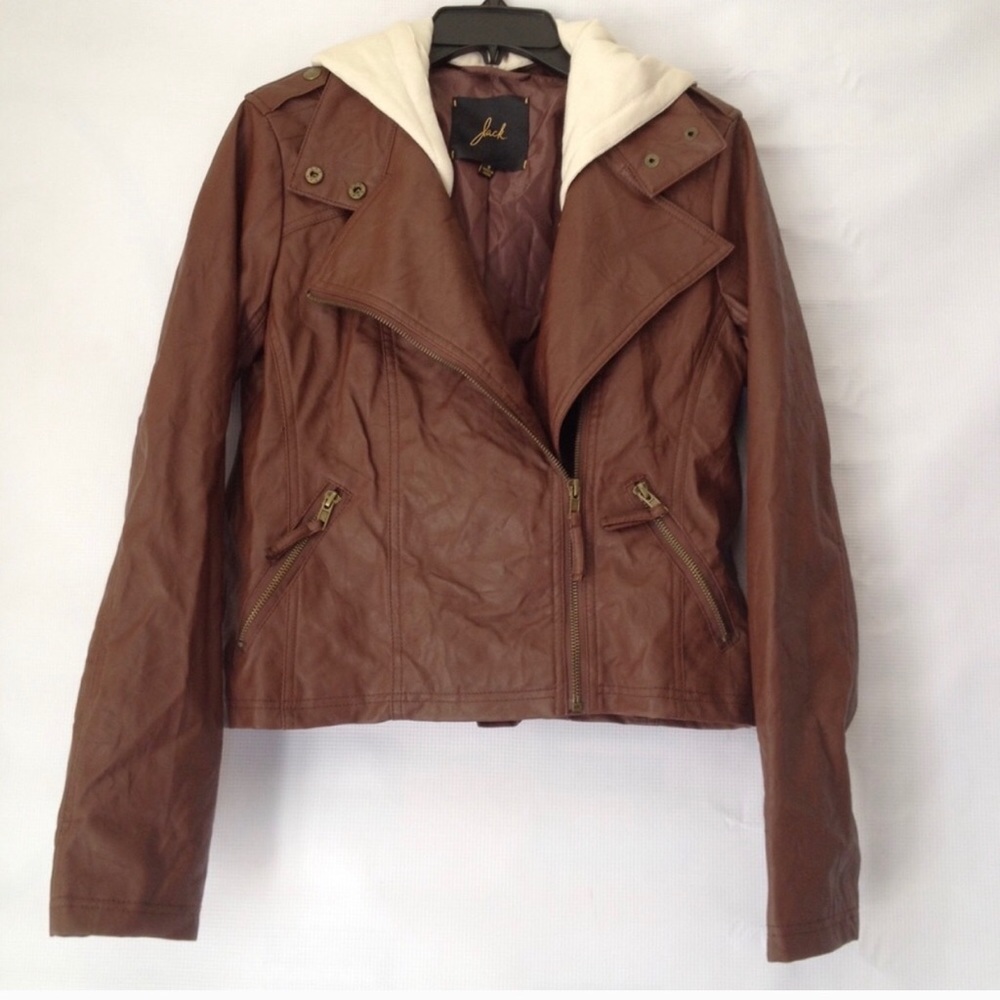 Jack by BB Dakota Black Vegan Leather Jacket